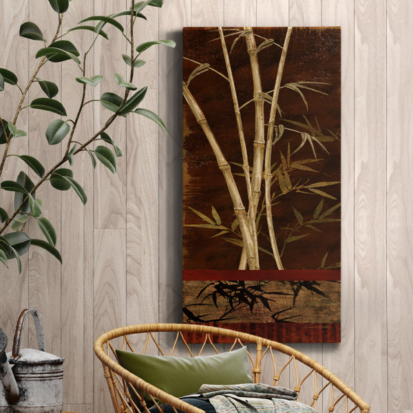 Bay Isle Home Bamboo Garden II Framed On Canvas Print Wayfair